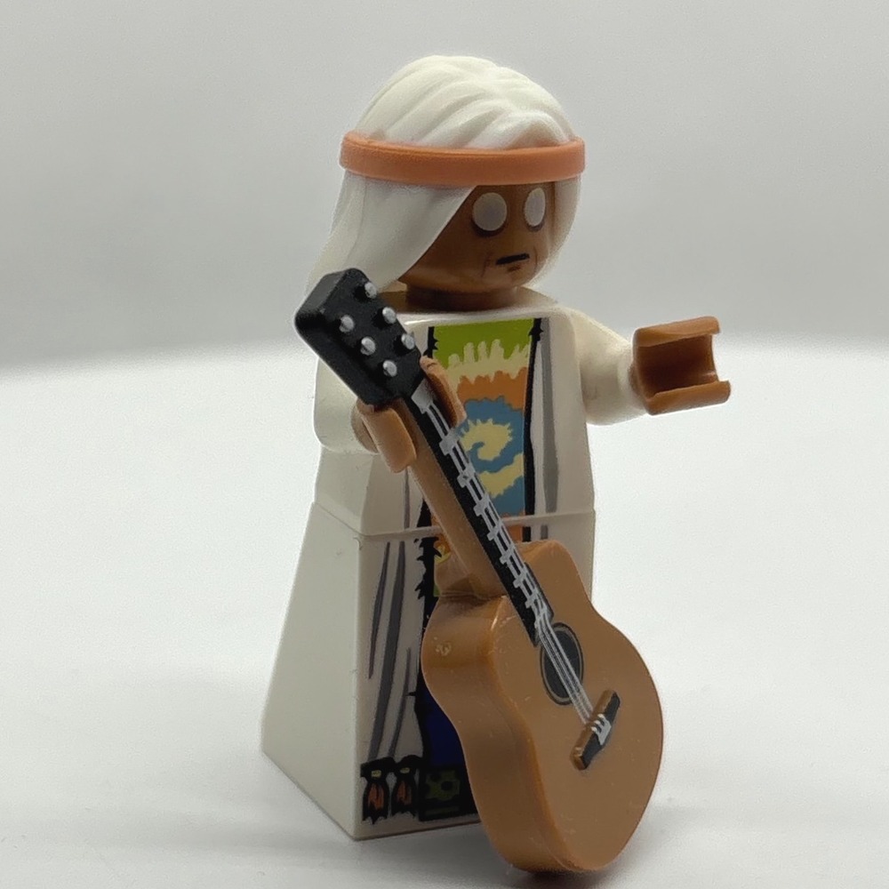 LEGO Movie Minifigure Vitruvius Hippie Singer 70809 70810 TieDye Musician Guitar - Picture 9 of 10